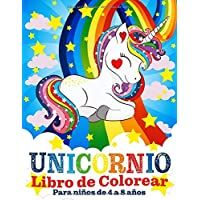Unicornio Libro de Colorear para Niños de 4 a 8 Años